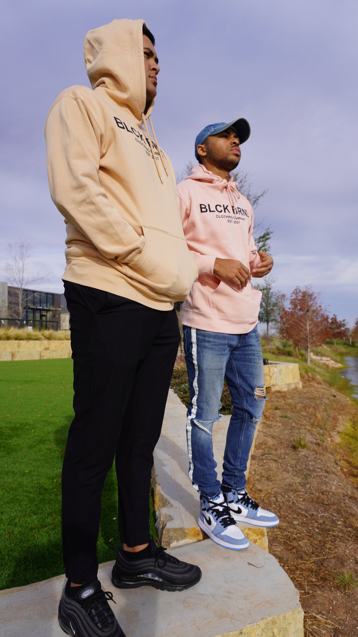 PINK & TAN Hoodie